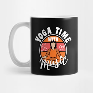 Yoga time with music Mug